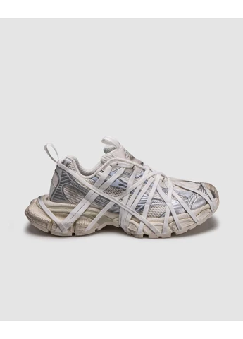 Белые летние кроссовки balenciaga 3xl extreme lace white silver баленсиага No Brand