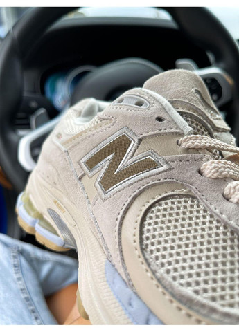 Бежевые демисезонные кроссовки мужские new balance 2002r beige v3 нью беланс 2002r No Brand