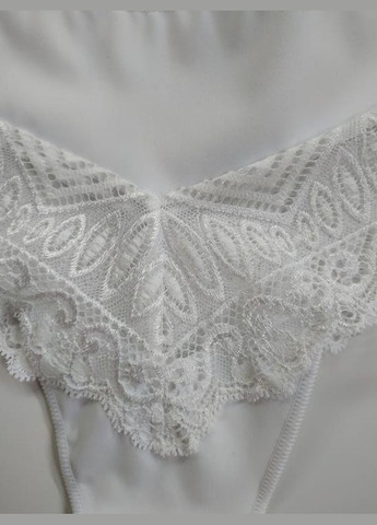 Элегантные женские стринги белого цвета с гипюром sirtaka размер Л. 48волбар Wolbar (369612917)