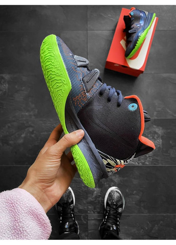 КРОССОВКИ ЖЕНСКИЕ NIKE KYRIE 7 ANIME НАЙК КАЙРИ No Brand чёрные демисезоны (368867356)