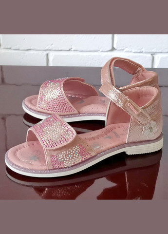 Ортопедичні босоніжки для дівчинки літні сандалії на липучках Клібі Clibee (336147434)