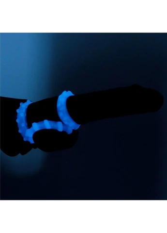 Ерекційні кільця 3 шт LUMINO PLAY PENIS RINGS світяться у темряві фосфорні Lovetoy (378565457)