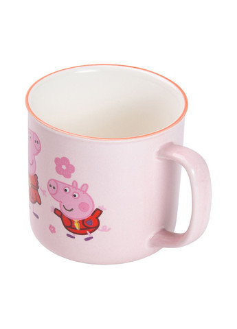 Чашка фарфоровая Peppa Pig 400 мл розовая розовая HP-15-13 Yiwu (369654017)