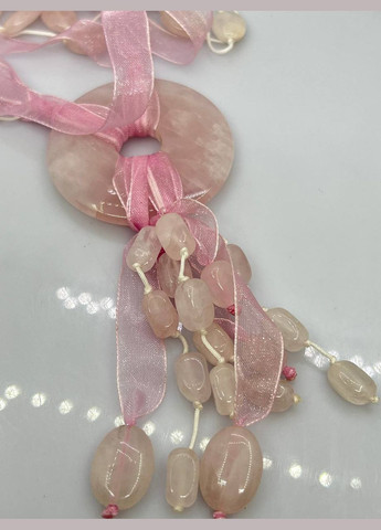 Бусы розовый кварц 62 см No Brand (293517030)