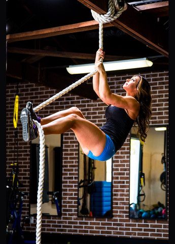 Канат тренировочный для кроссфита 15м Battle Rope White 50х15 WCG (342121149)