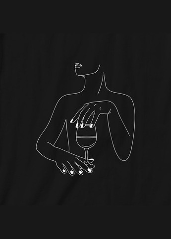 Экосумка "Девушка с вином" (BD-ES-70) Black BeriDari (293509328)