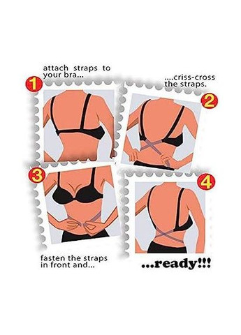 Удлинитель-конвертер на бюстгальтер для одежды с открытой спиной белый No Brand (307364852)