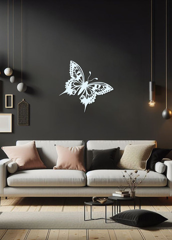 Декор в кімнату, дерев'яна картина на стіну "Політ метелика", стиль мінімалізм 70х75 см Woodyard (292111800)