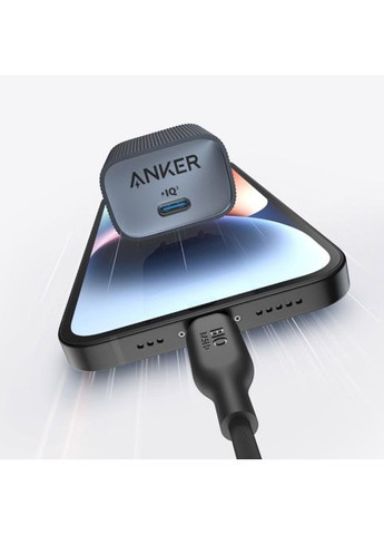 Мережевий зарядний пристрій PowerPort 511 Nano IV - 30W USB-C Black (A2337G11) Anker (370618605)