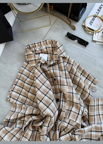 Жіноча картата сорочка No Brand (325417853)