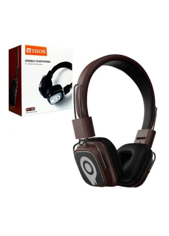 Наушники проводные HP-162 с микрофоном Brown Yison (335834489)