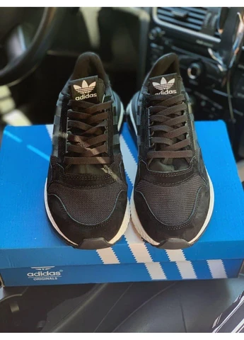 КРОСІВКИ ЖІНОЧІ ADIDAS ZX 500 BLACK WHITE 3 АДІДАС ЗХ 500 БІЛІ No Brand білі демісезони (391998781)