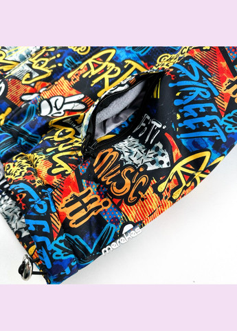 Помаранчева зимня дитяча зимова куртка на холософті для хлопчика з капюшоном (1jac-fl-p-43-09244) Marakas