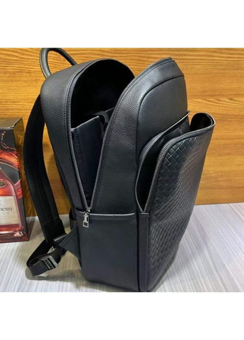 Рюкзак мужской кожаный. Черный городской рюкзак для ноутбука и документов 22727 Tiding Bag (336950648)