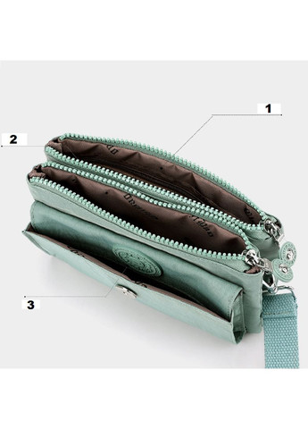 Сумка крос-боді мессенджер через плече жіноча середня тканинна RoyalBag WT1-0520 (356181478)