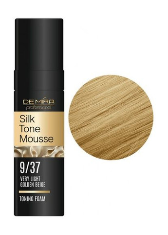 Тонирующая пенка «» SilkTone Mousse очень светлый золотистый беж 9/37 120 мл DeMira Professional (328936889)