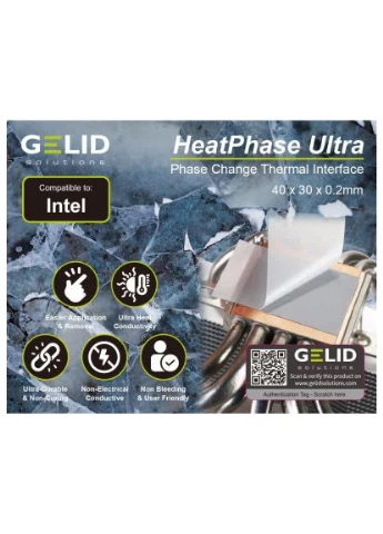 Термопрокладка HeatPhase Ultra for Intel CPU (PH-GC-02-I) GELID Solutions (395306304)