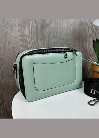 Стильная каркасная мини сумочка для девушек стеганная мятная (sku_1557МТ) No Brand (330576160)