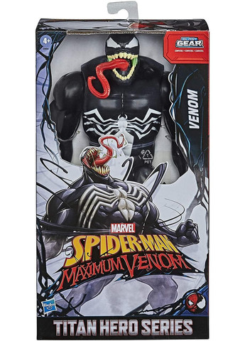 Большая игрушка Веном 30см - Venom Maximum, Titan Hero Series Blast Gear, Avengers Hasbro (346529620)