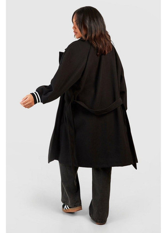 Чорне демісезонне Пальто Boohoo