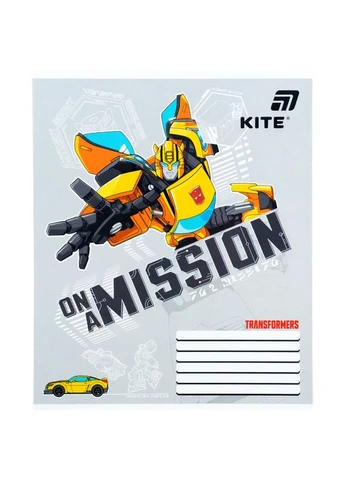 Тетрадь уч. " " 12л.// /TF26-235/ гибр. лак + УФ лак, Transformers (25 штук/600 Kite (395660510)