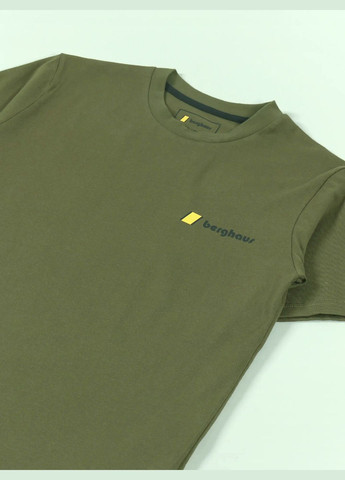 Зелена футболка чоловіча Berghaus Kanchenjunga Static T-Shirt Dark Green