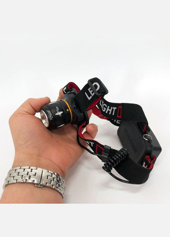 Фонарь налобный светодиодный водонепроницаемый с 2 аккумуляторами BL-T06B-P90, головной фонарик Bailong (364663643)