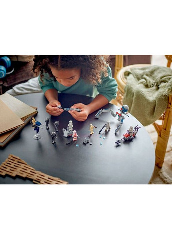 Конструктор Star Wars Клоны-пехотинцы и Боевой дроид. Боевой набор Lego (360408738)