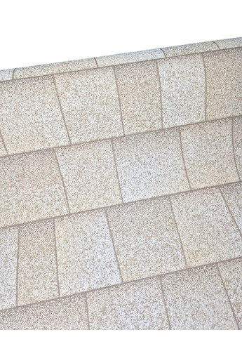 Шпалери вінілові 10 × 0.53 м Слов’янські шпалери 9445-01, обої бежеві, плитка, для вітальні, коридору, кухні Слов'янські шпалери (340275523)