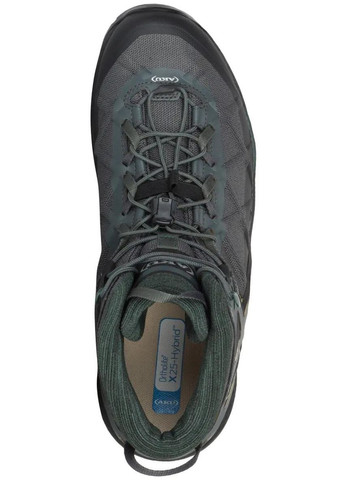 Ботинки из Gore-Tex Rocket MID GTX Grey/Green AKU (360238494)