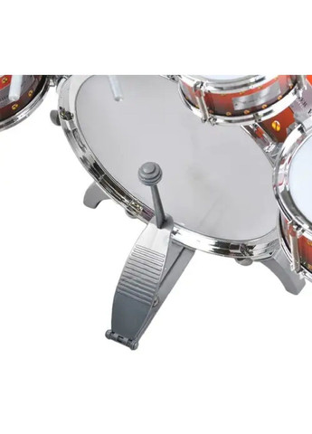 Детская барабанная установка барабаны с тарелкой стульчиком для детей мальчиков девочек 57х40х50 см (476419-Prob) Unbranded (280957222)