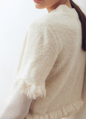 Молочный демисезонный кардиган H&M