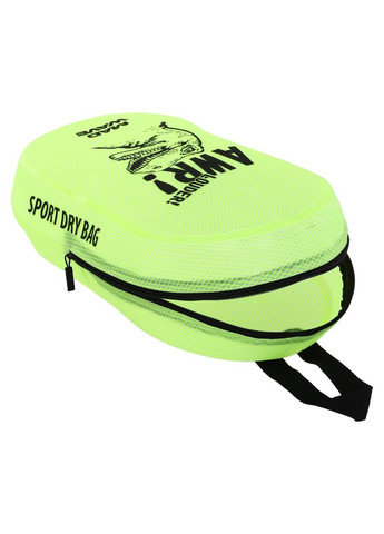 Сумка водонепроницаемая для мокрых вещей MadWave M112908007W Wet bag Dino (винил, р-р 21x9x38см, 7л, зеленый) Mad Wave (361437106)