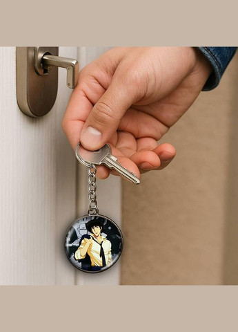 Набор подвеска (кулон) и брелок Аниме Ковбой Бибол #01 (подарочный набор) No Brand (332633200)