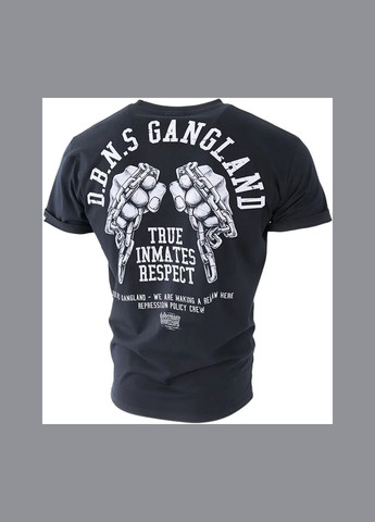 Черная футболка gangland ts254bk Dobermans Aggressive