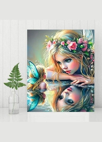 Набір алмазної мозаїки НА підрамнику АЛМр-241 "Ельфійка", 40*50см АлМазка (317298177)