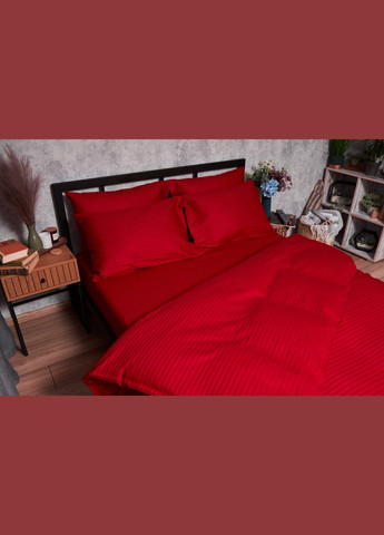 Комплект постельного белья Satin Stripe «Stripe Red» Детский 110х140 наволочки 2х50х50 (MS-830000202) Moon&Star StripeRed (293173198)