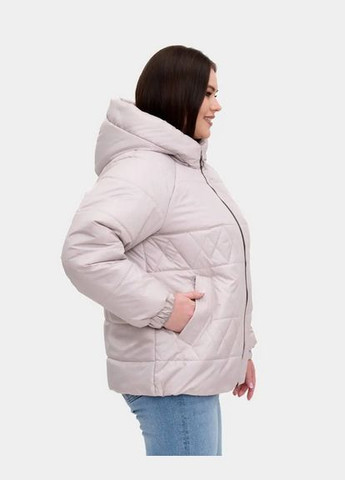 Фіолетова демісезонна жіноча демісезонна куртка великого розміру SK