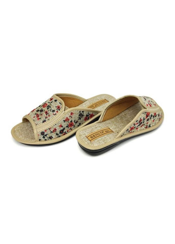 Домашні тапочки жіночі катонові 166 квіти Белста (364117069)