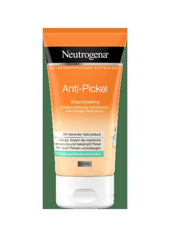 Гель-пілінг для вмивання проти прищів з саліциловою кислотою Anti Pickel Peeling, 150 ml Neutrogena (366569378)