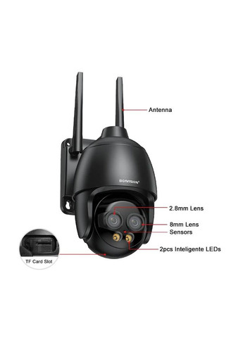 4G камера HD40S14HX-4G 8MP (WiFi, IP, PTZ) (1277) Boavision (333832040)