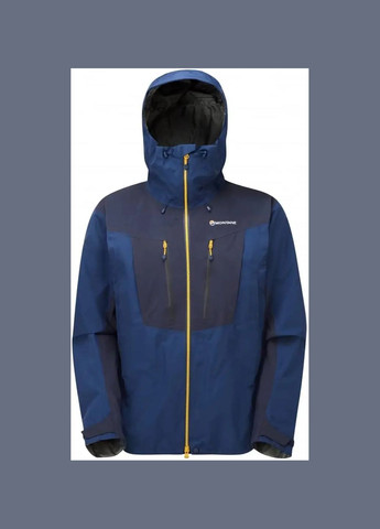 Синя демісезонна куртка ontane endurance pro jacket antarctic blue Montane