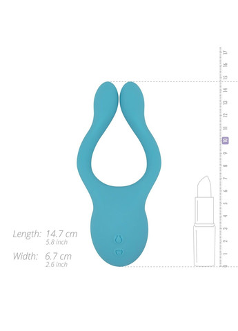 Вібратор для пар Dani I Couples Vibrator Cala Azul (348517338)