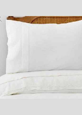 Комплект постельного белья Private Cynthia beyaz белый пике 220*230 евро Karaca Home (285778471)
