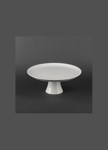 Порцелянове блюдо на ніжці біле 260 мм (L1851) Lubiana (303209503)