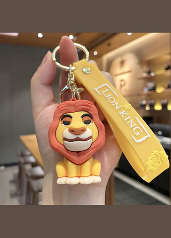 Король лев брелок The Lion King мультяшний милий брелок силіконовий брелок для ключів креативна підвіска 5,6 см Shantou (290012016)