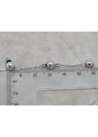 Срібні сережки-підвіски Кулі. 580066С Tango (361077386)