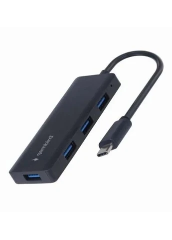 Хаб USB UHB-CM-U3P4-02, Black, Type-C 3.1 - 4xUSB 3.1, кабель 15 см 000-UHB-CM-U3P4-02 Gembird (395339126)