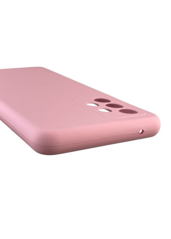 Чехол для Galaxy A52 4G (SM-A525) силиконовый с микрофиброй нескользящий на самсунг а52 4г розовый Samsung (366388402)
