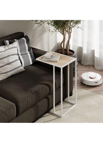 Стол придиванный Fiji Double 430х630х350 Белый/Дуб сонома (TB06130000010) Art In Head (337309144)